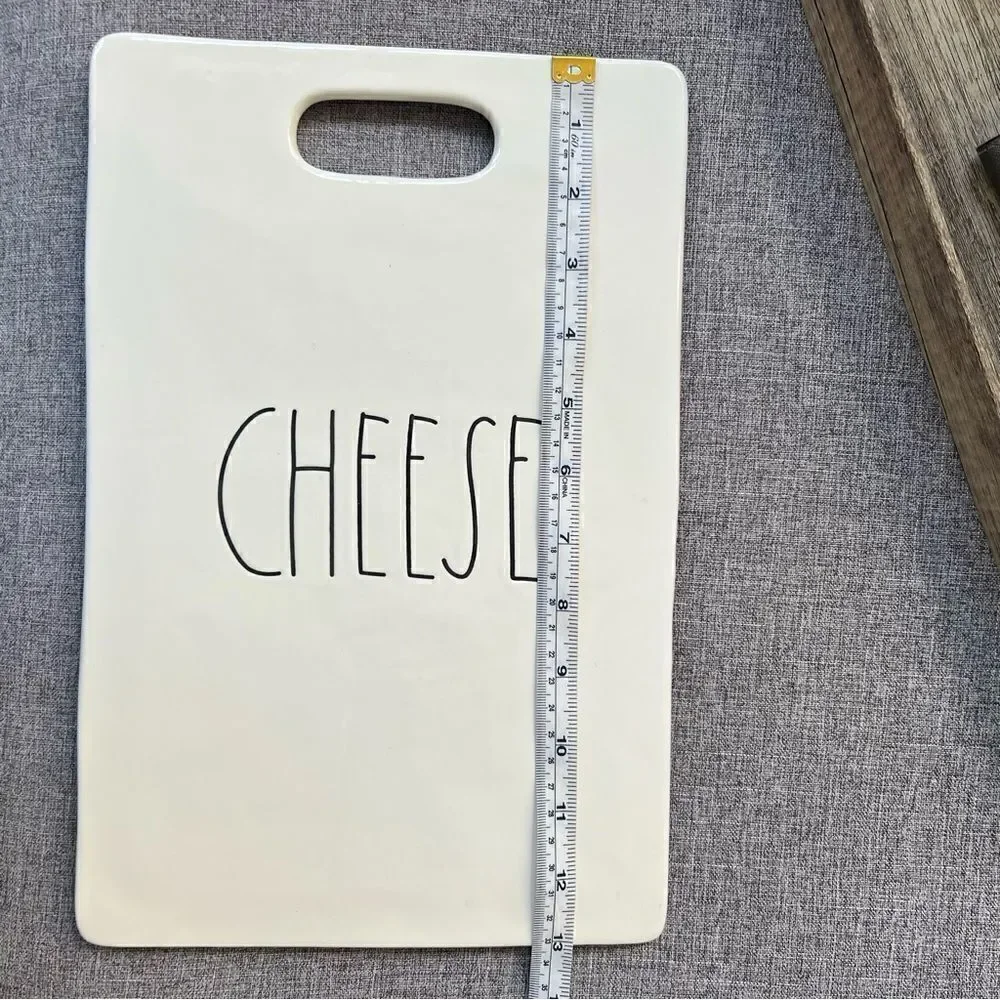 Rae Dunn Artisan Collection Cheese Serving Tray Charcuterie Platter Ceramic